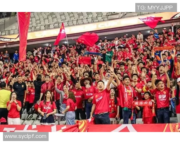 中国球迷组织成最大助威团，场面震撼